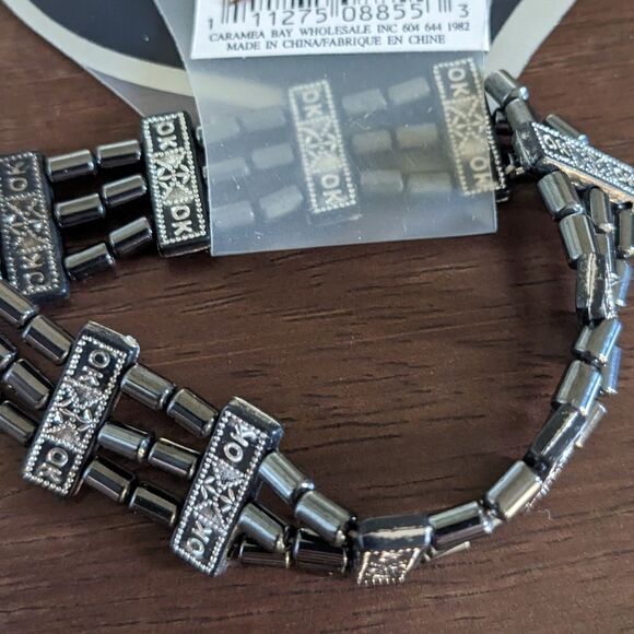$5 Add On - NWT Caramea Hematite Stretch Bracelet - Picture 5 of 8